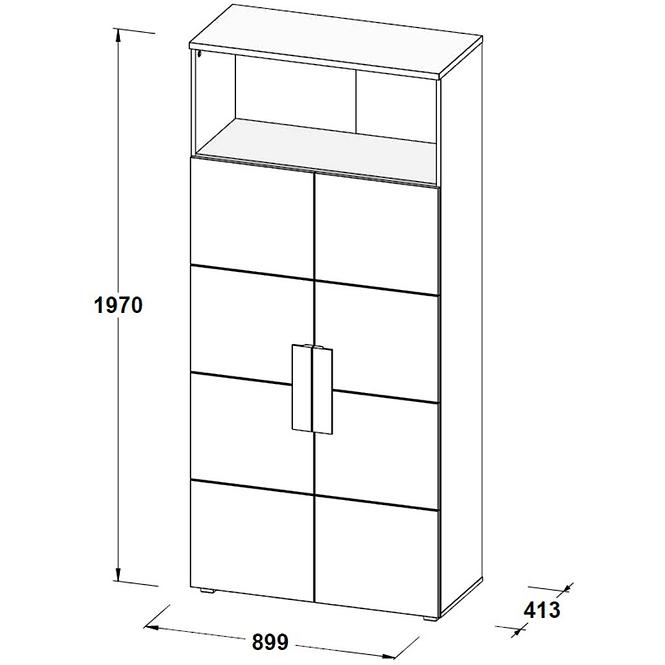 Regál Arkina LBLR82-C804