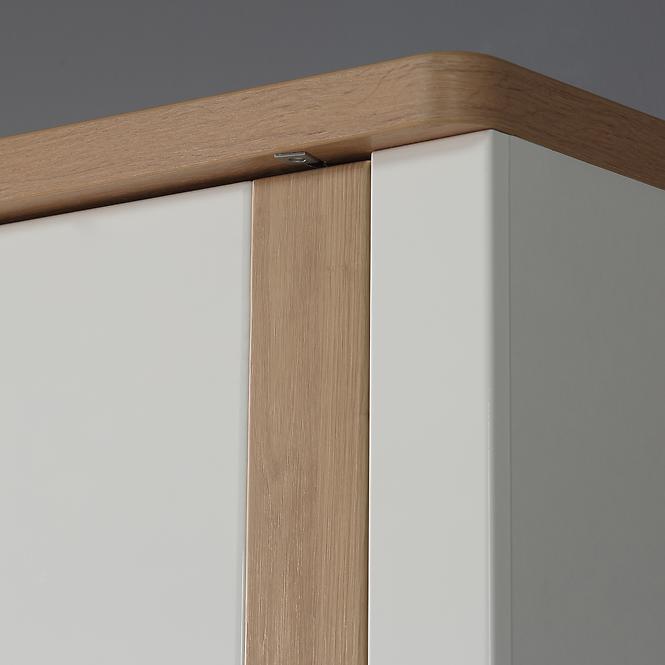 Szekrény RTV Tuluza TUZT121B fehér/artisan,8