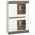 Vitrin Blanco 05 92 havasi fenyő/new grey