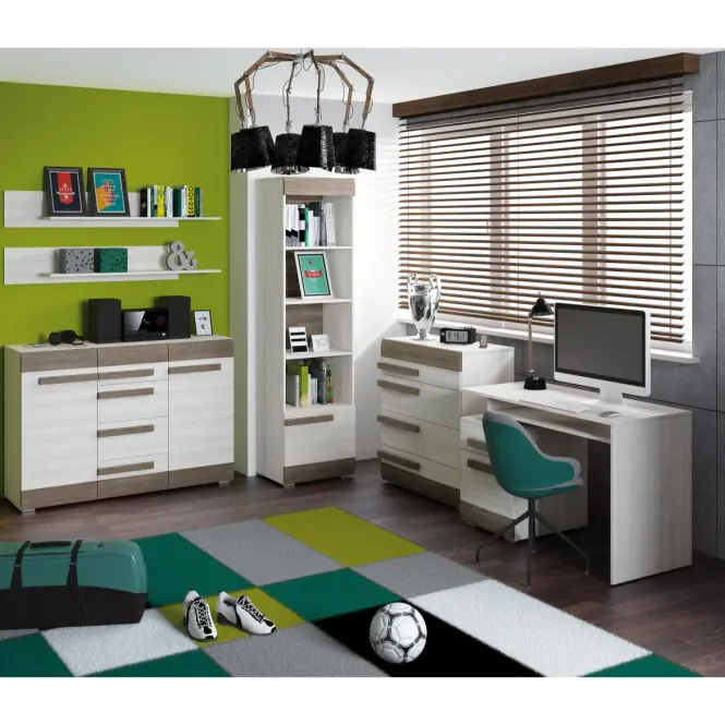 Íróasztal Blanco 11 havasi fenyő/new grey,4