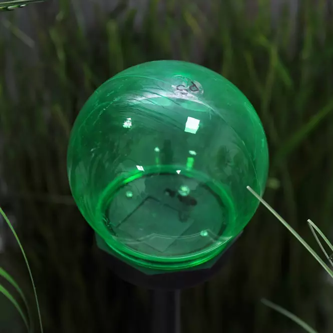 Napelemes lámpa 1LED BY-131583 golyó mix 10,6