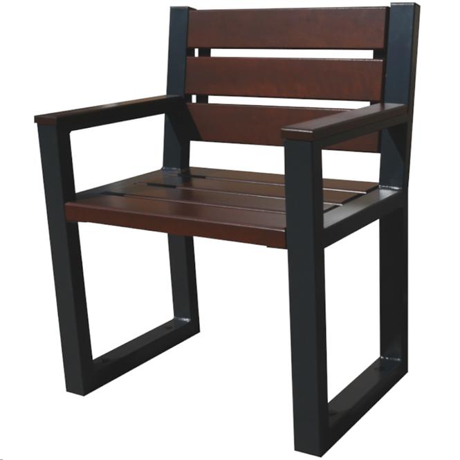 Fa szék modern kartámaszokkal palisander,9
