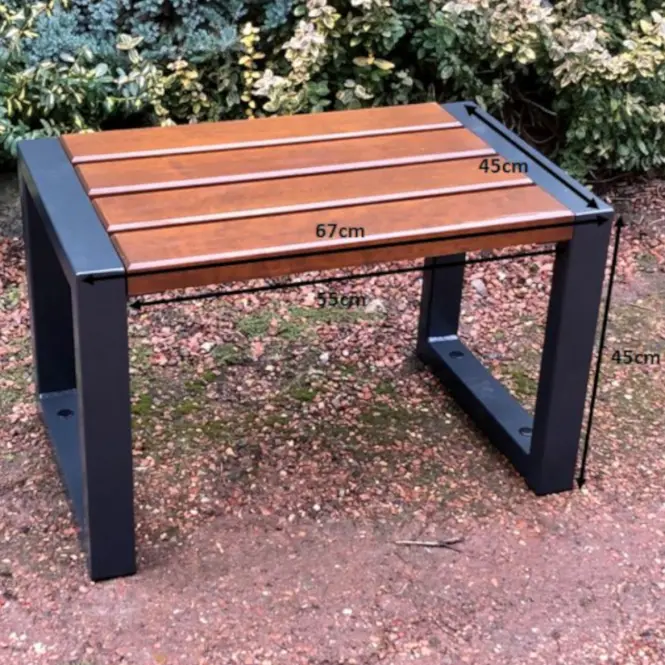 Fa szék modern háttámla nélkül dió,2