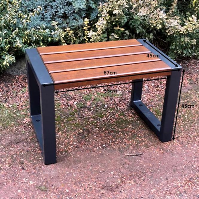 Fa szék modern háttámla nélkül palisander