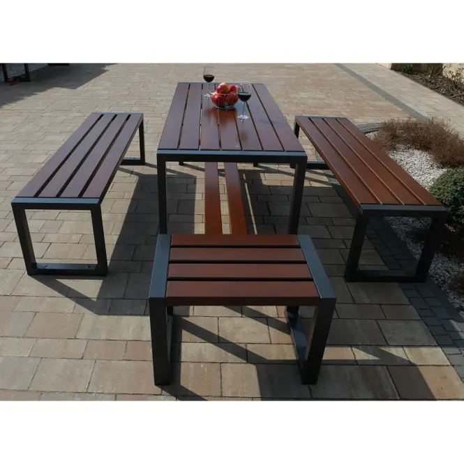 Fa szék modern háttámla nélkül palisander,3