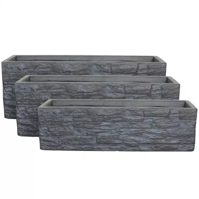 Virágcserép LT23993-3S 80X30X30