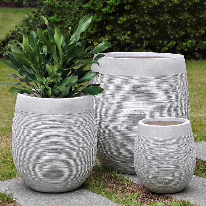 Virágcserép LT14167-3S  24x24x27 cm
