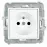 Foglalat egyes  Z/U fehér MGP-1ZP mini