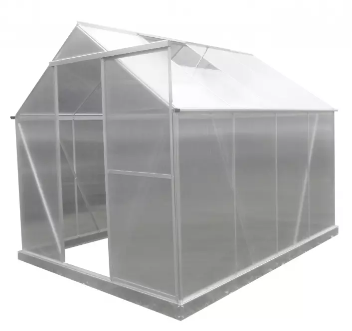 Polikarbonát üvegház 1.93m x 2.495m,5