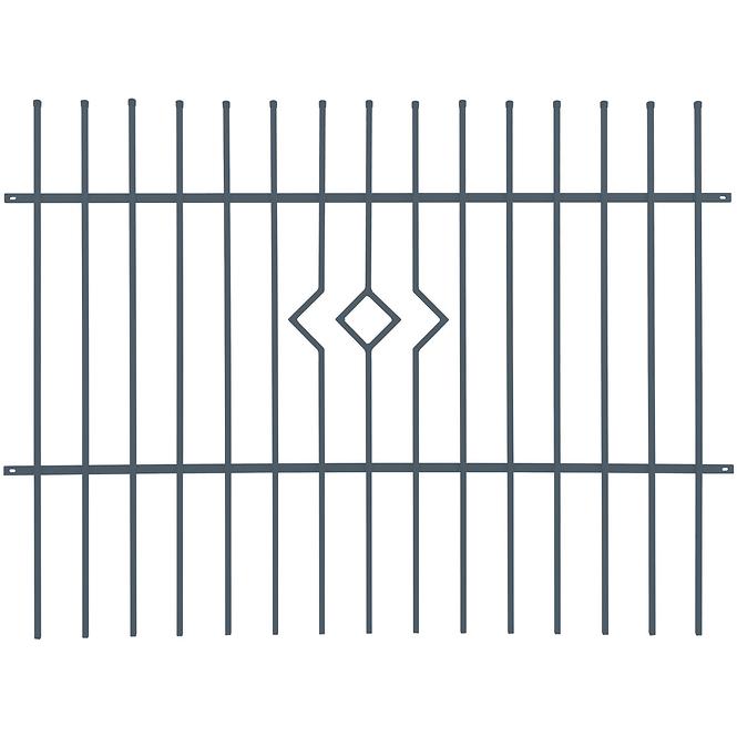 Kerítéspanel  PORTO 2 2m/1,45m ZN+RAL7016