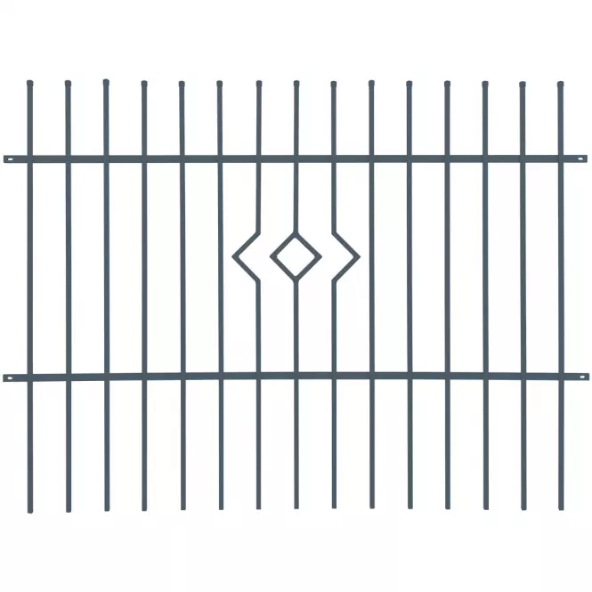 Kerítéspanel  PORTO 2 2m/1,45m ZN+RAL7016