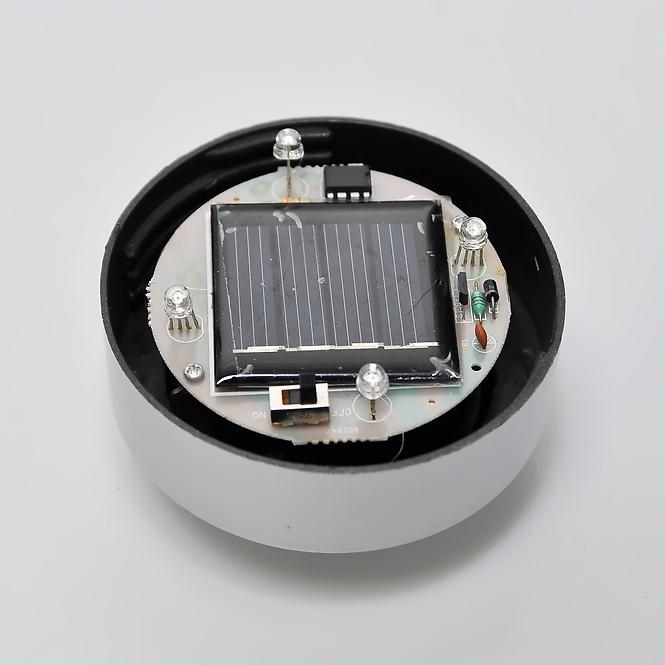 Lámpa szolár 4LED By-131582 Kula Biała 30 Rgb