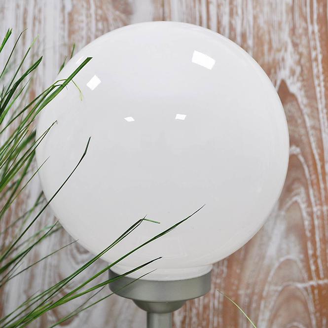 Lámpa szolár 4LED By-131582 Kula Biała 30 Rgb