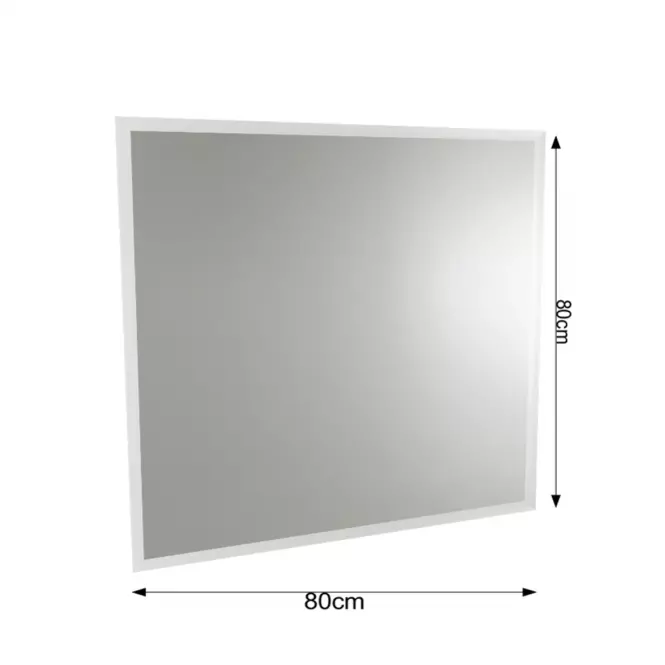 Tükör 80x80 ferdevágással,3