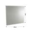 Tükör 80x80 ferdevágással,2