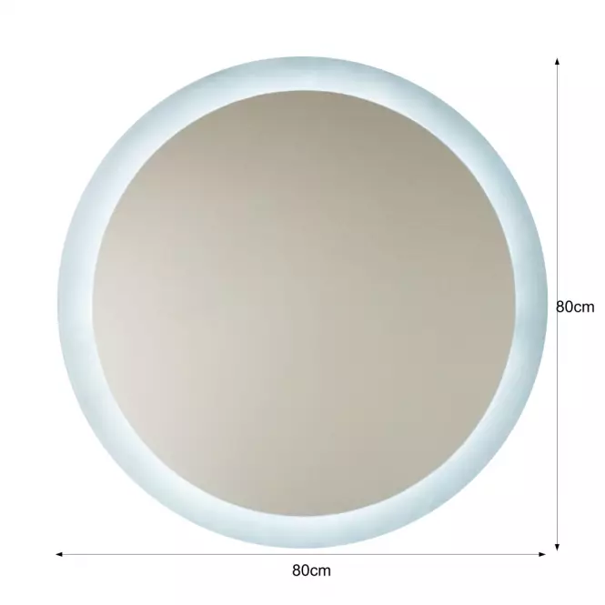 Tükör LED FI 80