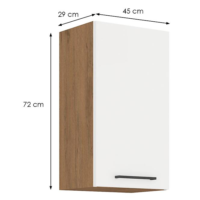 Konyhaszekrény Vigo fehér HG 45G-72 1F