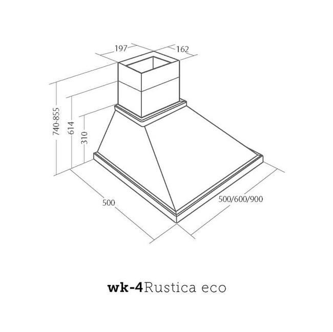 Páraelszívó rustica eco 60 WK-4