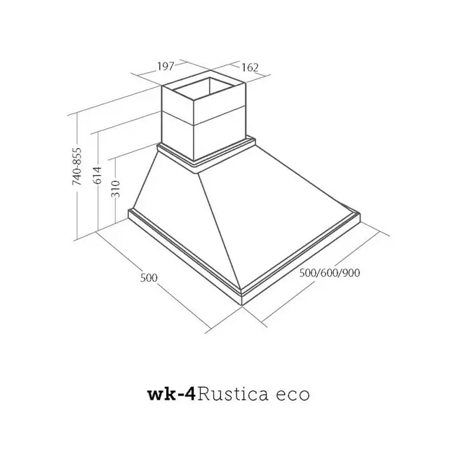 Páraelszívó rustica eco 60 WK-4,6