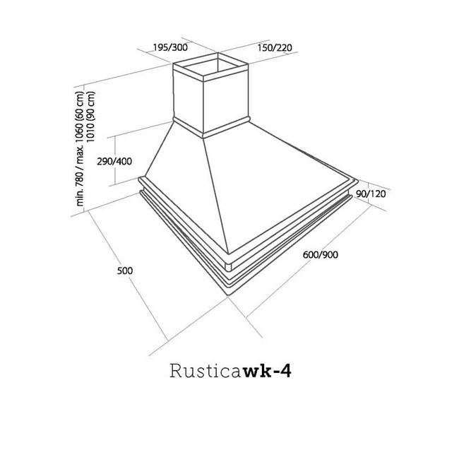 Páraelszívó rustica 60 WK-4