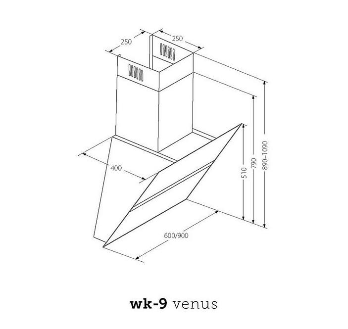 Páraelszívó Venus WK-9 60 fehér