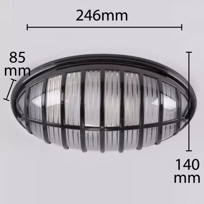 Lámpa Aqua Wall Fixture fekete