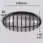 Lámpa Aqua Wall Fixture fekete,7