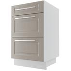 Konyhaszekrény Emporium d3m/50 grey stone/kor.fehér