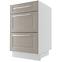 Konyhaszekrény Emporium d3m/50 grey stone/kor.fehér