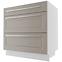 Konyhaszekrény Emporium d3m/80 grey stone/kor.fehér