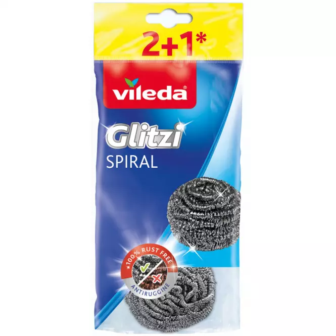 Dörzsi szivacs Spiral Inox 2+1
