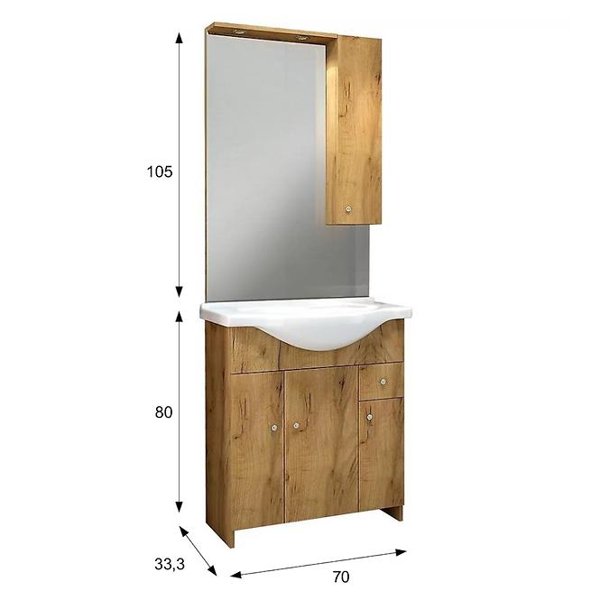 Szett Bratislava D75 Dsm L1523 4D1S Arany tölgy,3