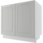 Konyhaszekrény Emporium D11/90 light grey stone/fehér