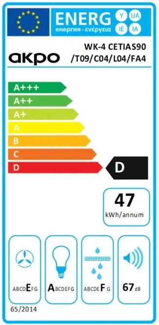 Páraelszívó WK-4 Cetias Eco 90 fekete,7