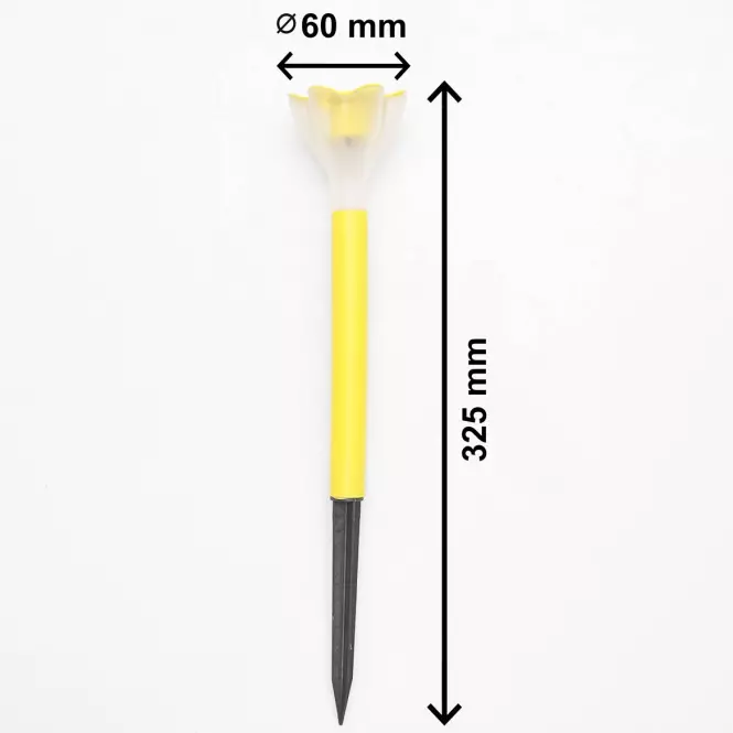 Napelemes lámpa GLE23642  LED,  D:  6cm, H: 35cm,
