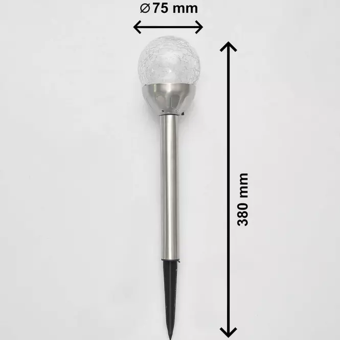 Napelemes lámpa  1LED GLE29992-8-RGB