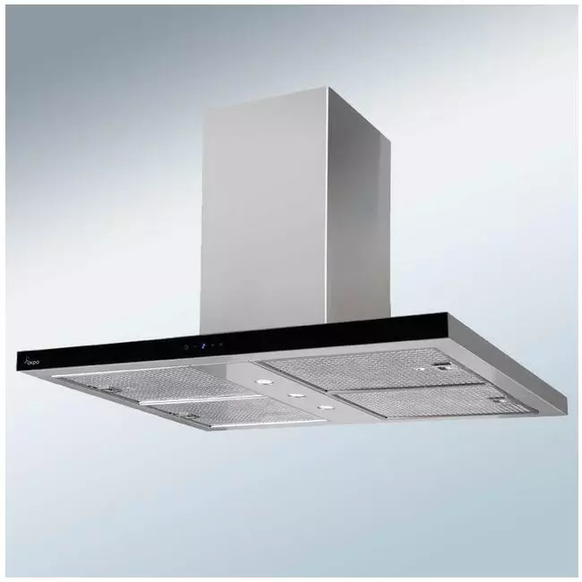 Páraelszívó WK-9 Isla Feniks Glass Slim 90 inox/fekete,2