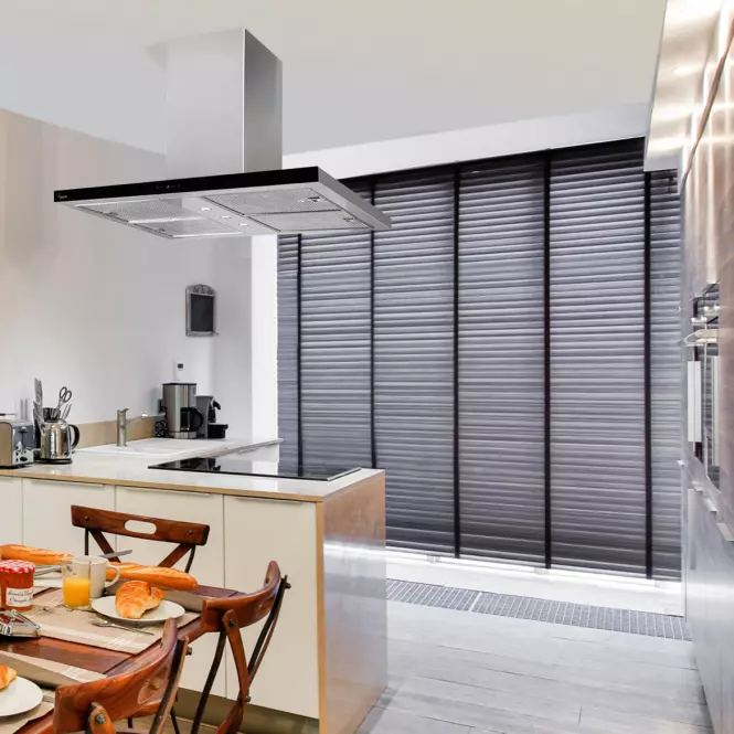 Páraelszívó WK-9 Isla Feniks Glass Slim 90 inox/fekete,3