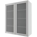 Konyhaszekrény Emporium W4S/80 light grey stone/fehér