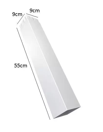 Cső 50CM fehér,3