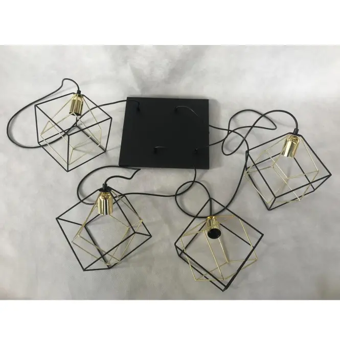 Lámpa Alambre 2778 Black/Gold Pl4