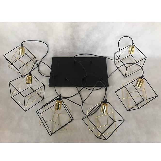 Lámpa Alambre 2779 Black/Gold Pl6,5