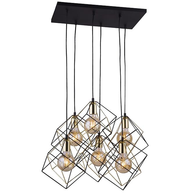 Lámpa Alambre 2779 Black/Gold Pl6