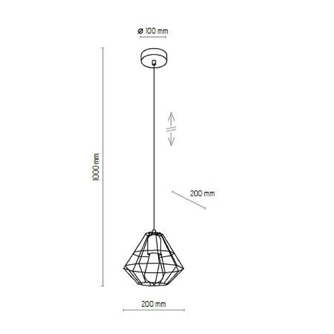 Lámpa Diamond 4202 Silver 20 Lw1,5