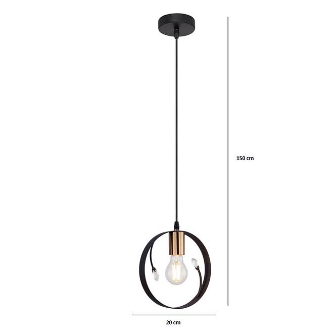 Lámpa 15346-1 BLACK LW1