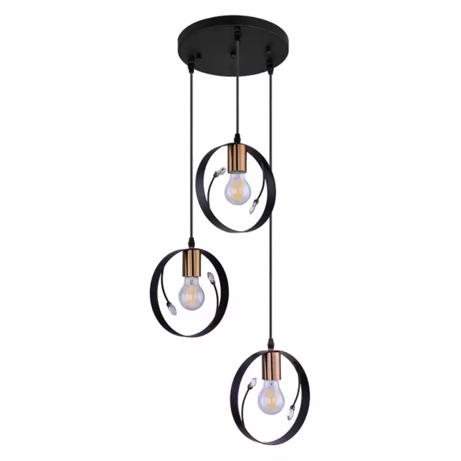 Lámpa 15346-3 BLACK LW3