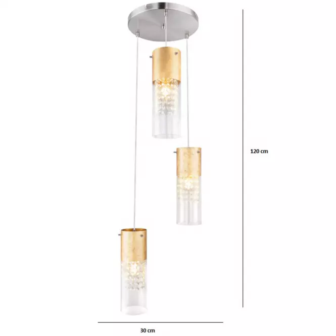 Lámpa 15908-3G GOLD LW3