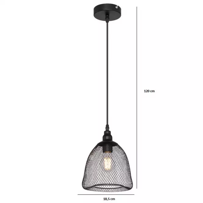 Lámpa 15047H1 BLACK LW1,6