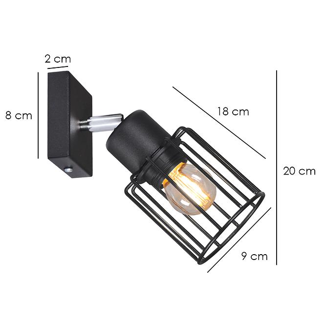 Lámpa Troy Black K-4560 LS1