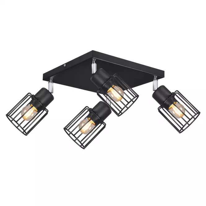Lámpa TROY BLACK K-4563 Ls4,2